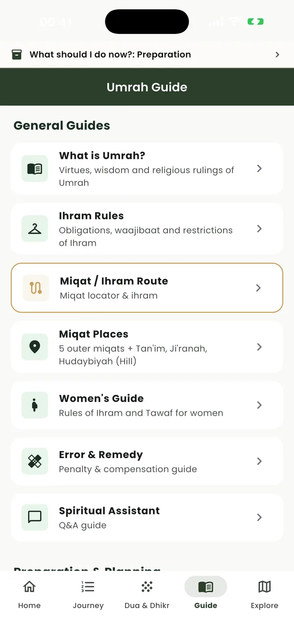 Umrah guide